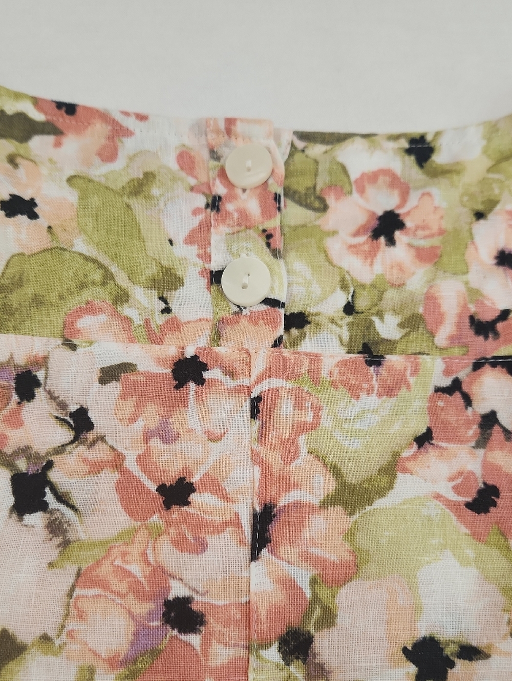J. Jill Floral Linen Sleeveless Dress. Size S - Picture 4 of 11